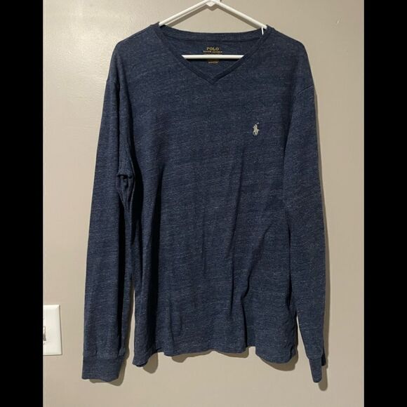 Polo Ralph Lauren long sleeve v-neck shirt - Picture 1 of 4